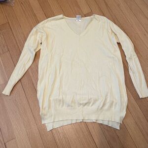 Main Strip Oversized V neck cardigan